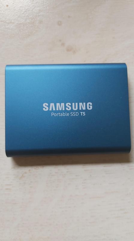 Зовнішній SSD накопичувач Samsung T5 500GB Blue (MU-PA500B/WW