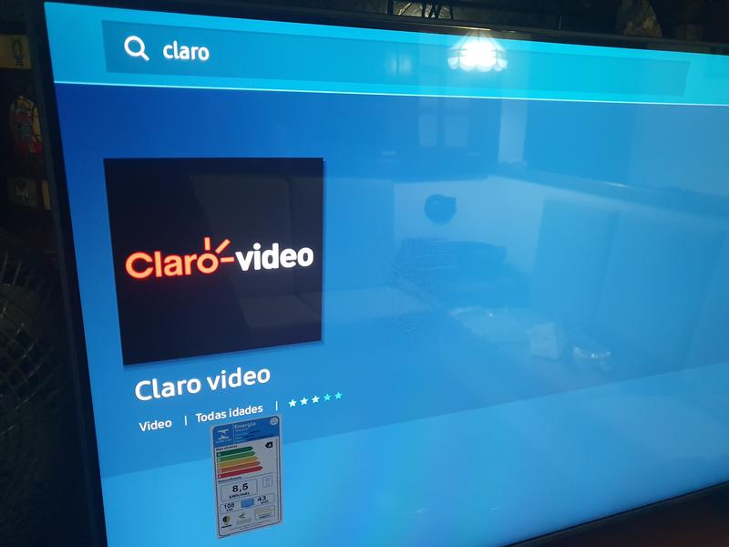 Como bloquear conteúdos por idade, Claro TV+ 4K Interface de TV