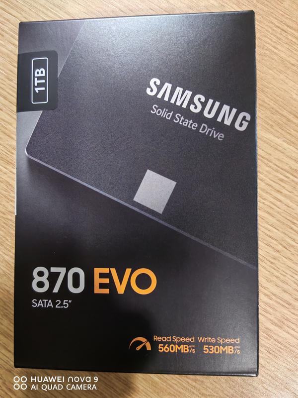 SSD накопичувач Samsung 870 EVO 1ТБ SATA III 2.5 inch MZ-77E1T0B