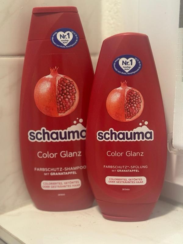 Schwarzkopf Schauma Farbschutz-Shampoo Color Glanz – Für Strahlenden Farbglanz, 400 Ml Flasche