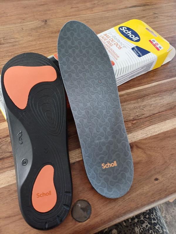 Semelles Scholl In-Balance Anti-douleur Dos - Taille M 40-42 Pour Soulager Lombaires Et Pieds