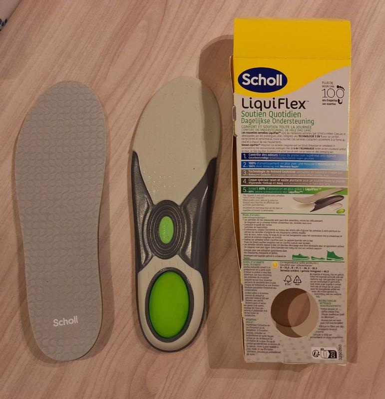 Semelles Scholl LiquiFlex Soutien Quotidien Homme – Pointure 41-46.5 – Mémoire De Forme & Voûte Plantaire – Confort Toute La Journée