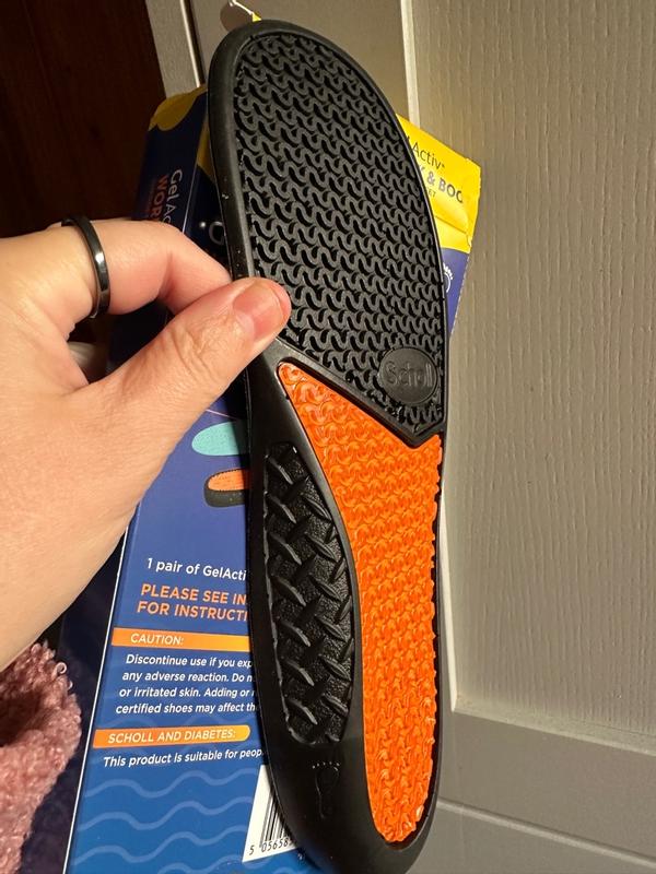 GelActiv Work Boot Insoles Small Scholl UK