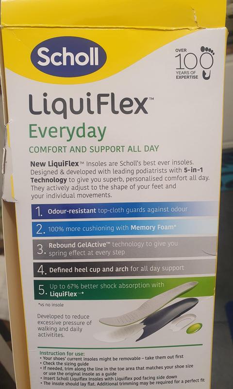 LiquiFlex™ Everyday Insoles Large – Scholl UK