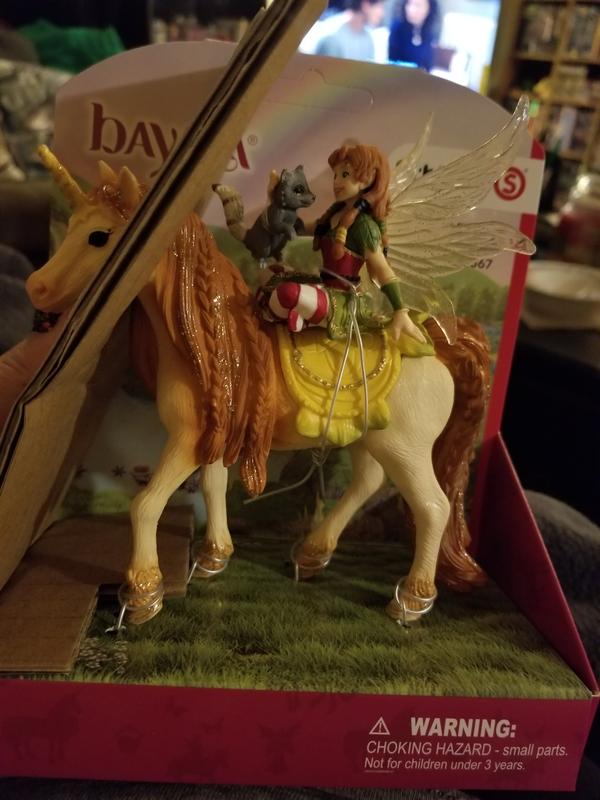Schleich Fairy Marween w/Glitter Unicorn Figure Toy Figure 70567 New 2018 Bayala 