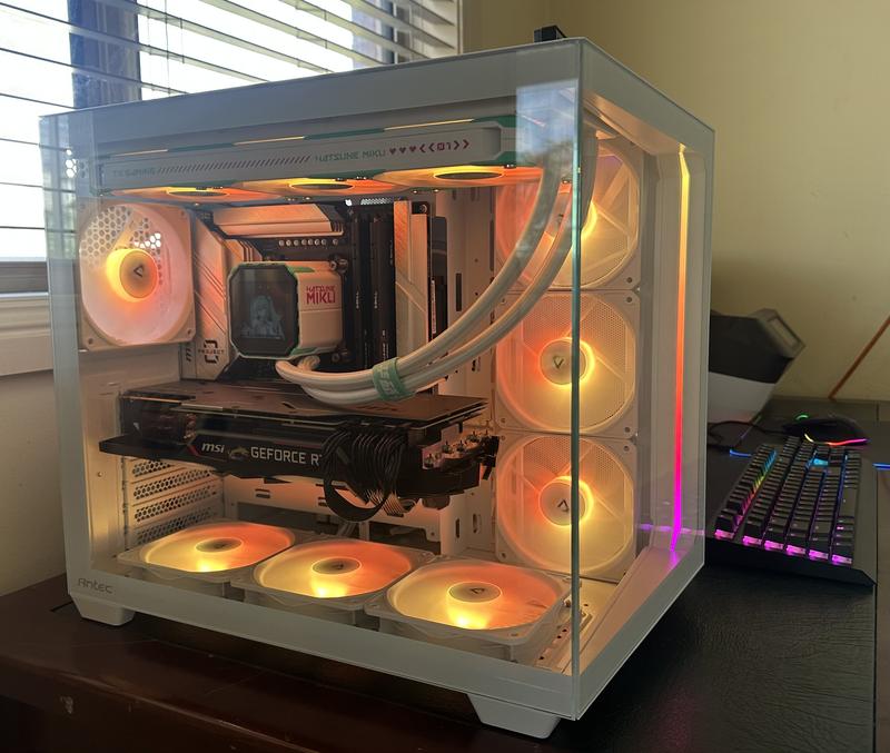 Antec C5 ARGB White Constellation Series Mid Tower ATX Case, NO