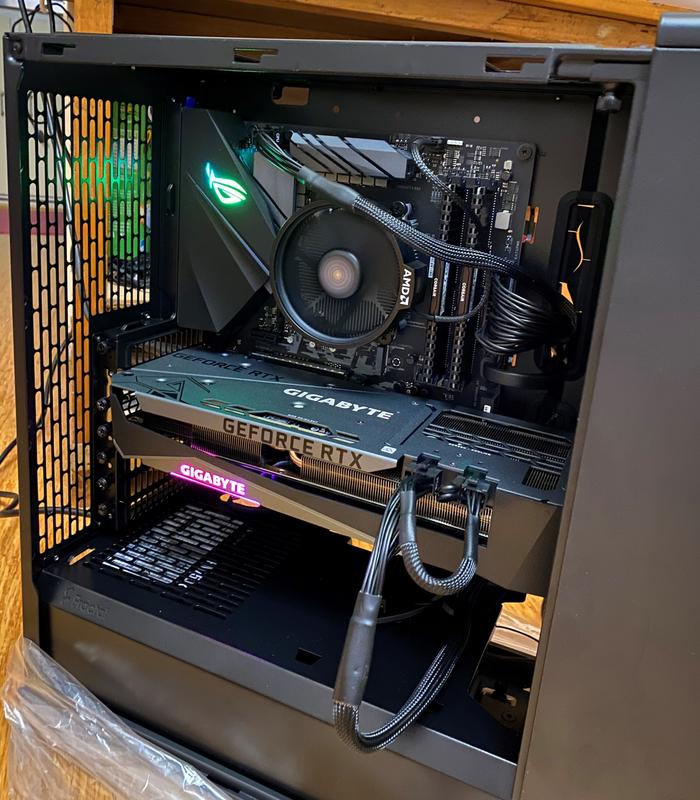 Fractal Design North Charcoal Black TG Dark ATX Case, NO PSU