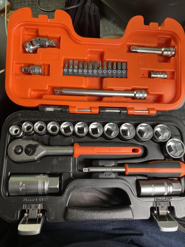 Screwfix bahco socket deals set