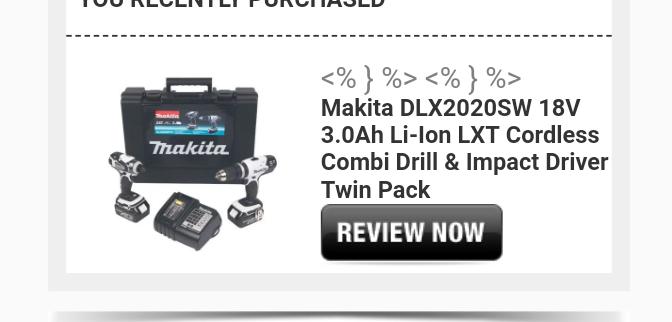 Makita Dlx2020Sw 18V 3 0Ah Li-Ion Lxt Cordless Combi Drill /& Impact Driver Twin Pack