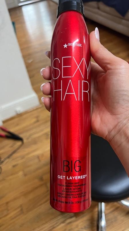Big Sexy Hair Hairspray, Flash Dry Thickening, Get Layered
