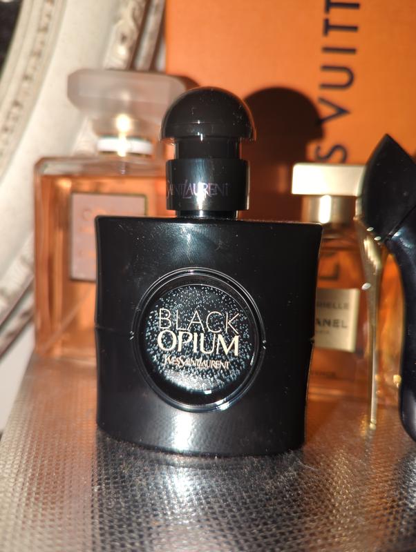 Black Opium Le Parfum Travel Spray with Vanilla & Coffee - Yves