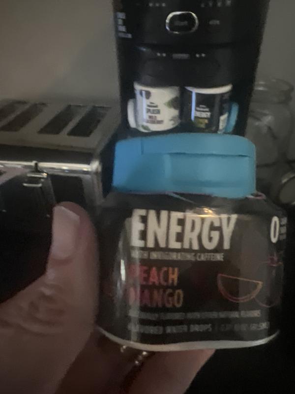 Ninja Thirsti ENERGY Peach Mango Flavored Water Drops - WCFPCMG1