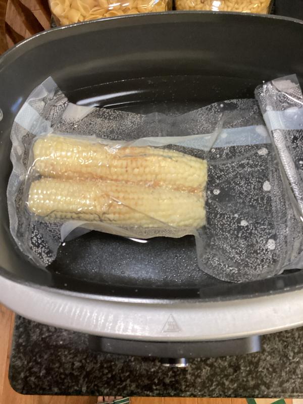 Sous vide corn on the cob, excellent