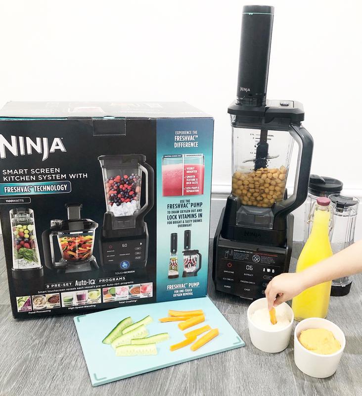 1100W Smart Screen Food Processor with FreshVac CT670UKV Ninja UK