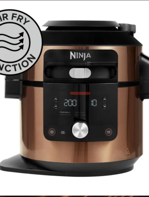 Ninja Foodi Smartlid 14-in-1 7.5L Multi Cooker Black/Silver OL650