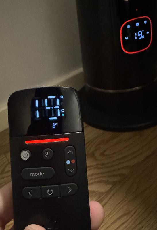 Customer photo — Heats the room super quick