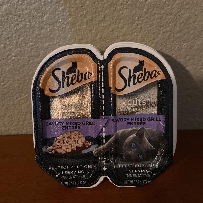 SHEBA® PERFECT PORTIONS™ Cuts in Gravy Savory Mixed Grill Entrée