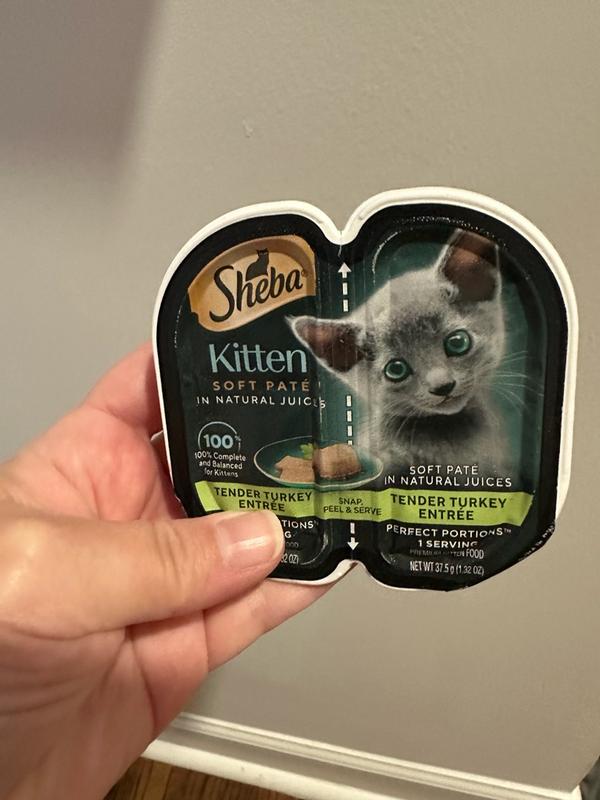 Sheba® Perfect Portions Kitten Wet Cat Food Pate Turkey Entree