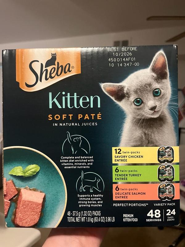 SHEBA® PERFECT PORTIONS™ Premium Paté Delicate Salmon Entrée
