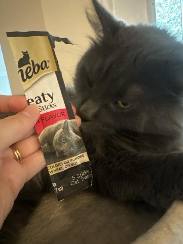 SHEBA CAT TREATS Meaty Tender Sticks Salmon Flavor