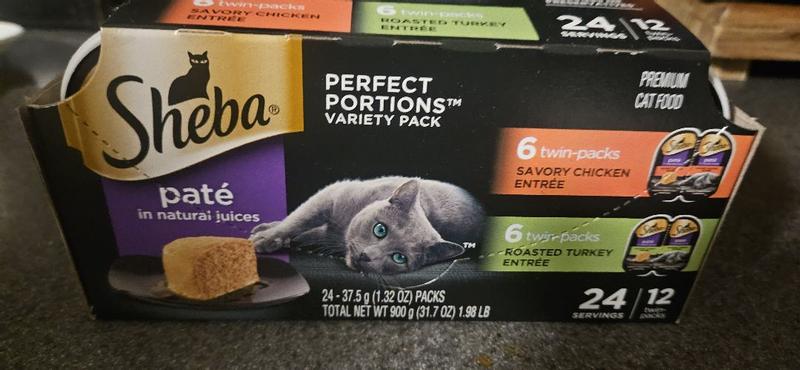 SHEBA® PERFECT PORTIONS™ Premium Paté Savory Chicken Entrée SHEBA® PERFECT PORTIONS™ Premium Paté Savory Chicken Entrée