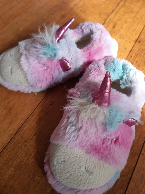 B and m hot sale unicorn slippers