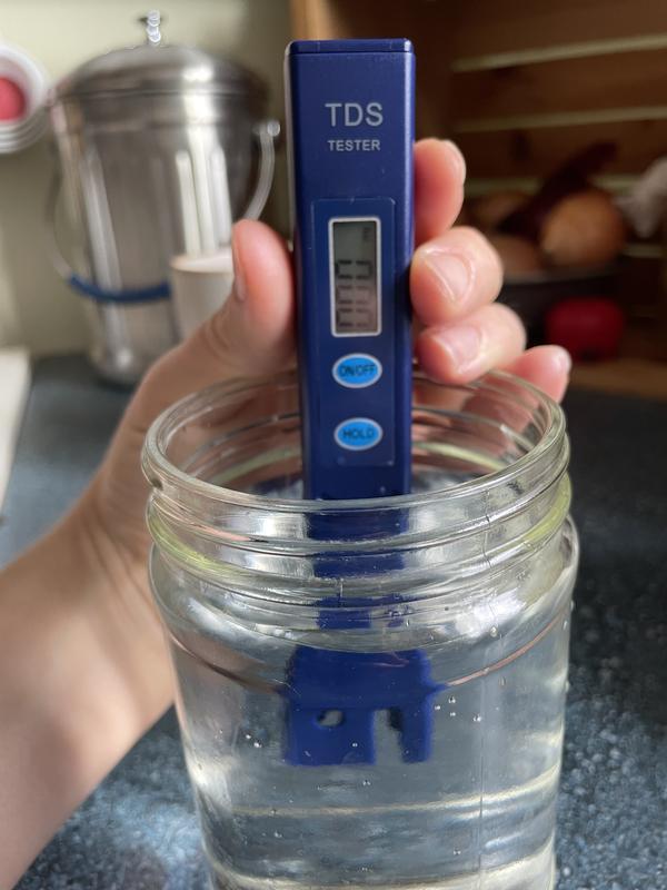 Reading after filtration: 000