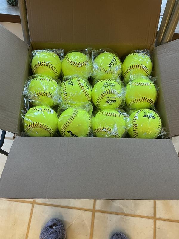NEW-Dudley Thunder Heat - 12 USSSA Fast Pitch- 2 Dozen softballs in a