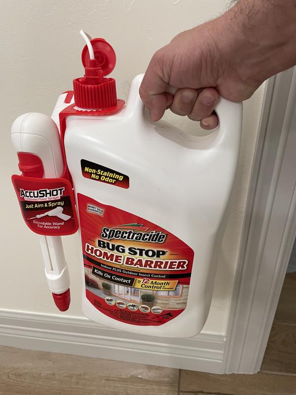 Spectracide Bug Stop Home Barrier, Accushot Sprayer around the house