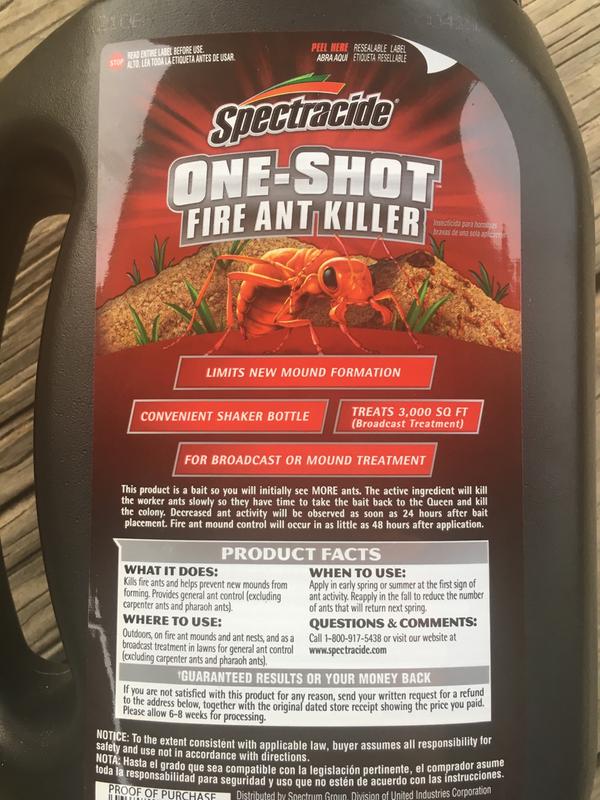 Spectracide One Shot Granules Fire Ant Killer 1 5 Lb Case Of 1 Count Of 1 Pick N Save