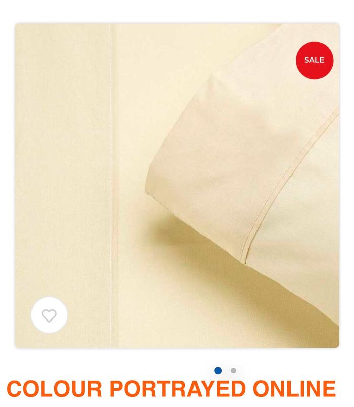 Fresh Cotton 180 Thread Count Cotton Sheet Set Sand King Single