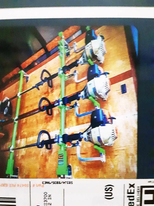 Perfect rack for  trimmers .