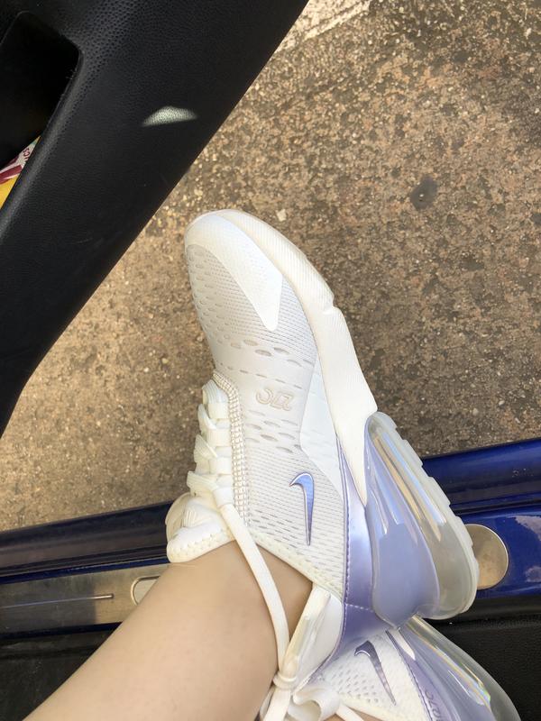 WMNS Nike Air Max 270 (Sail/Oxygen/Purple/Phantom)