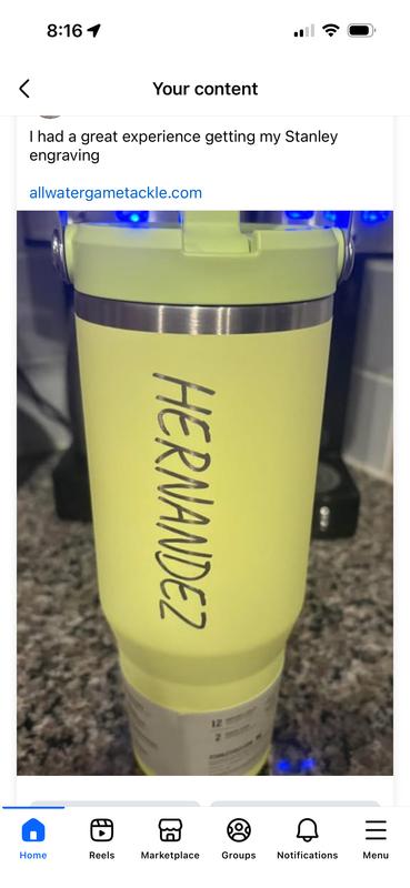 Photo submitted with review of product