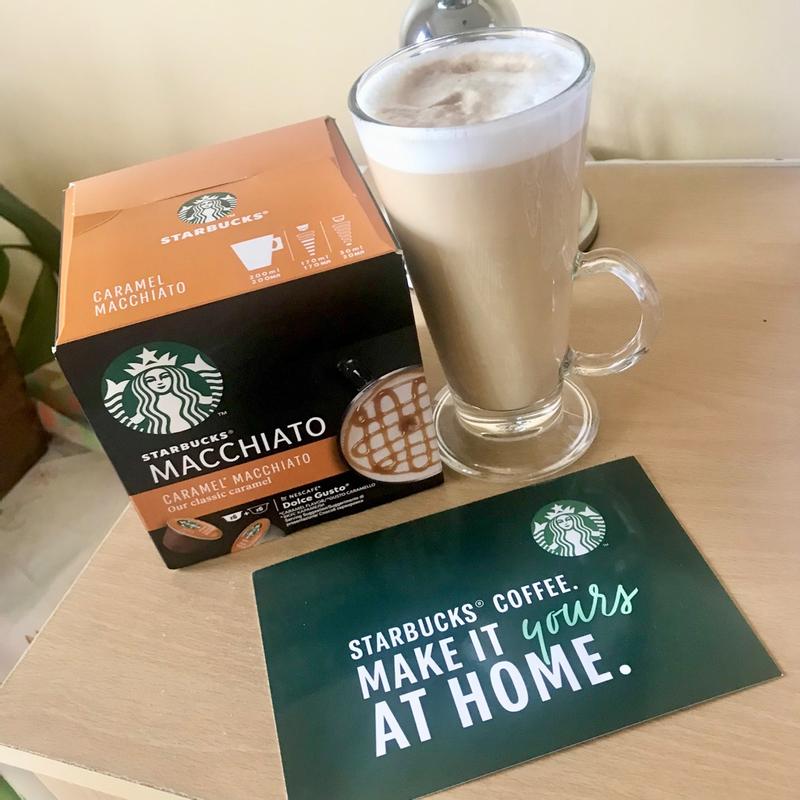 Starbucks Caramel Macchiato By Nescafe Dolce Gusto - 1 Box (12 Capsules) –  CoffecUAE