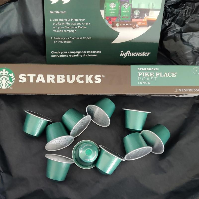 Starbucks by Nespresso Original Line Capsules — Pike Place Roast — 1 box  (10 pods) 