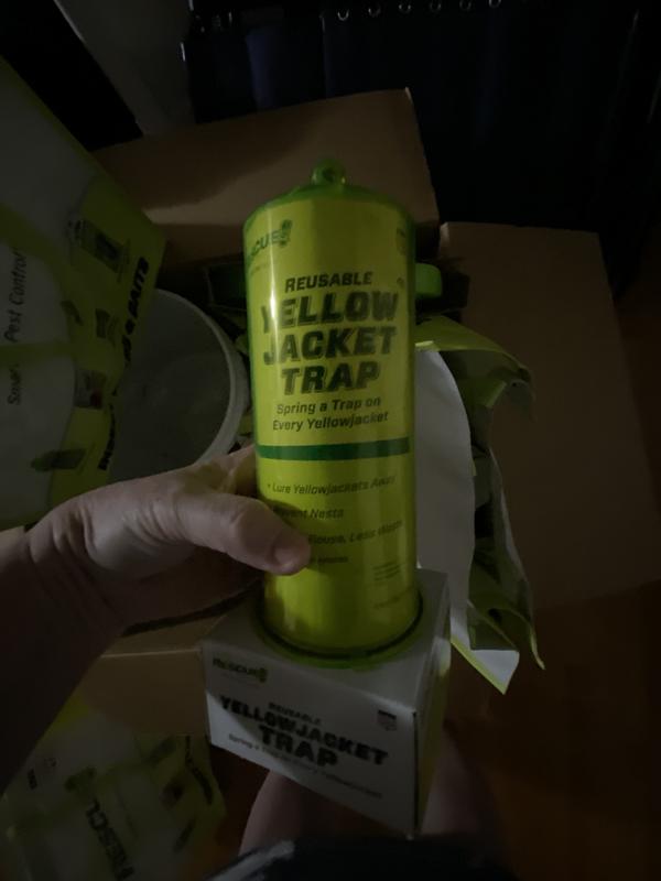 Reusable yellow jacket traps