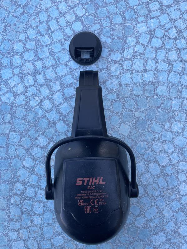 Casque Stihl Function Basic Orange Et Noir - Protection Légère Avec Grande Visière Nylon Pour Débutants