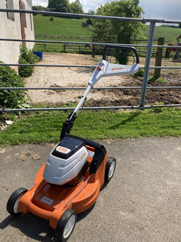 überlaufen pflegen Banjo stihl rma 448 tc mit akku und ladegerät Domain
