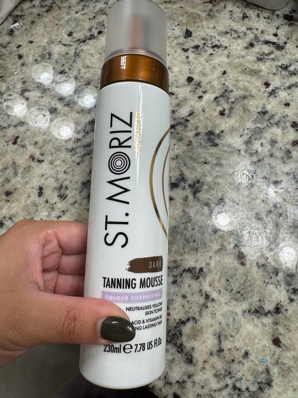 St. Moriz Instant Color Correcting Self Tanning Mousse, Dark | St