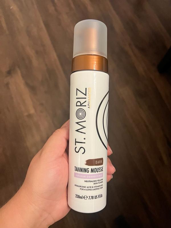 St. Moriz Instant Color Correcting Self Tanning Mousse, Dark | St