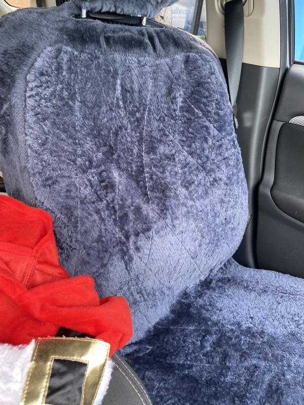 Lidl sheepskin deals car seat covers