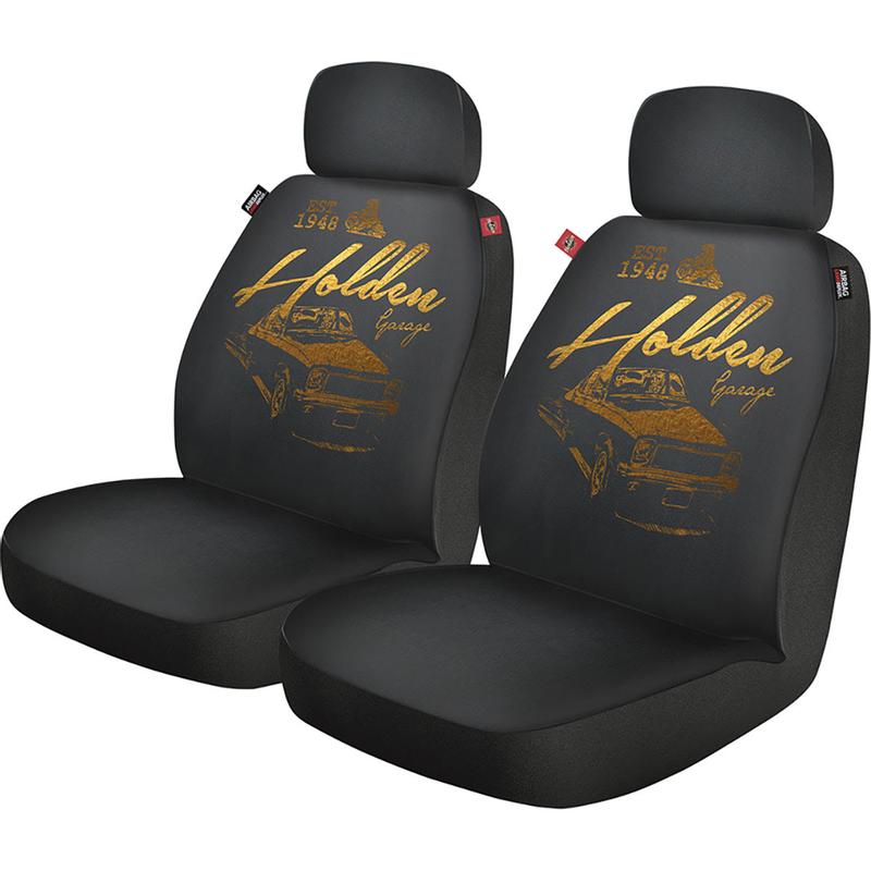 SCA Neoprene Seat Covers - Black Adjustable Headrests Size 30