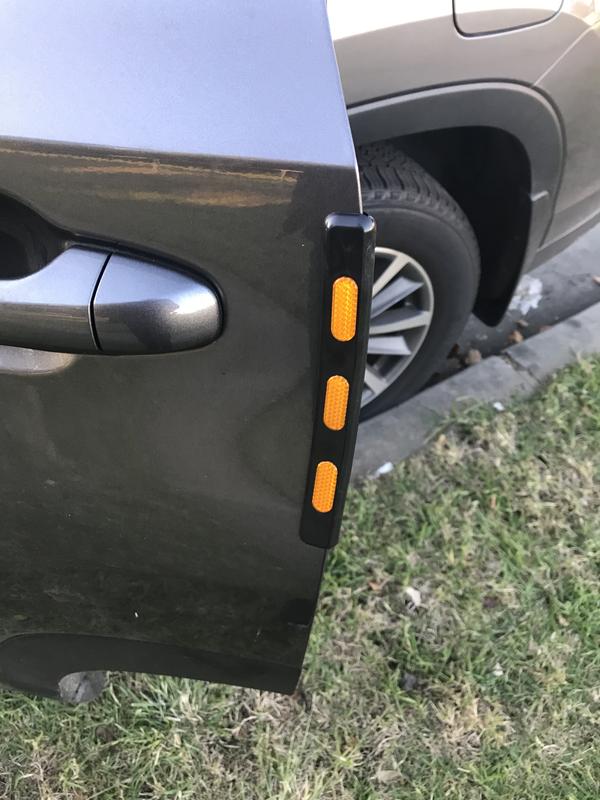 Door Edge Guard With Reflector