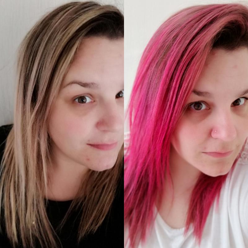 Colorista Washout Hot Pink Neon Semi Permanent Hair Dye