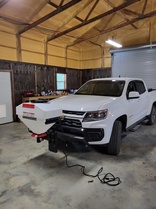 Front bumper hitch mount