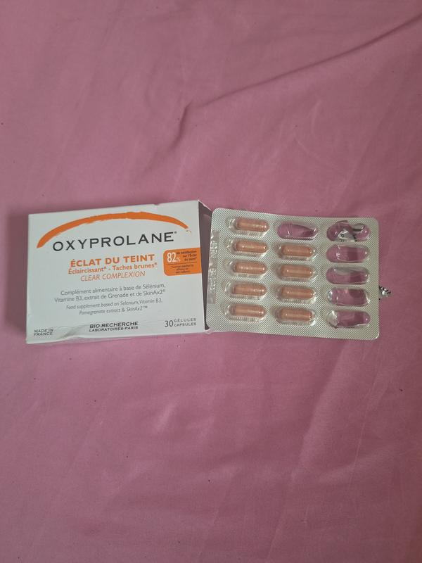 Complément Bio Recherche OXYPROLANE - Éclat Du Teint & Tâches Brunes - 30 Gélules - Neuf