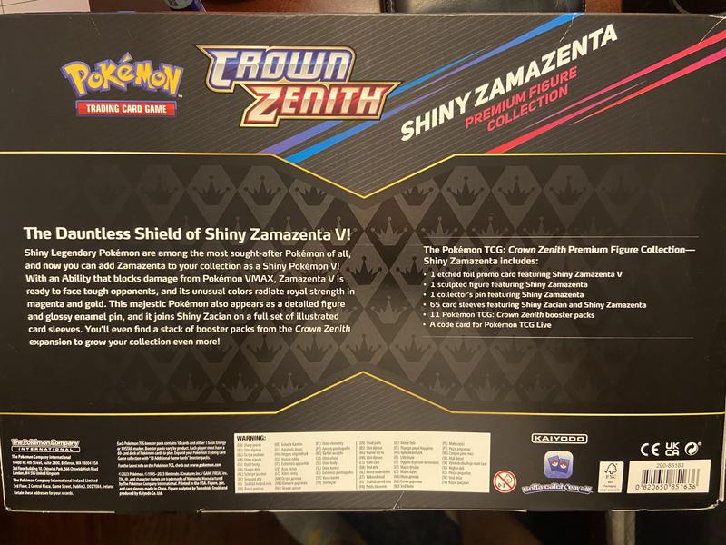  Pokemon - Shiny Zacian & Zamazent Card Sleeves - 65 Total -  Deck Shields - Crown Zenith : Toys & Games