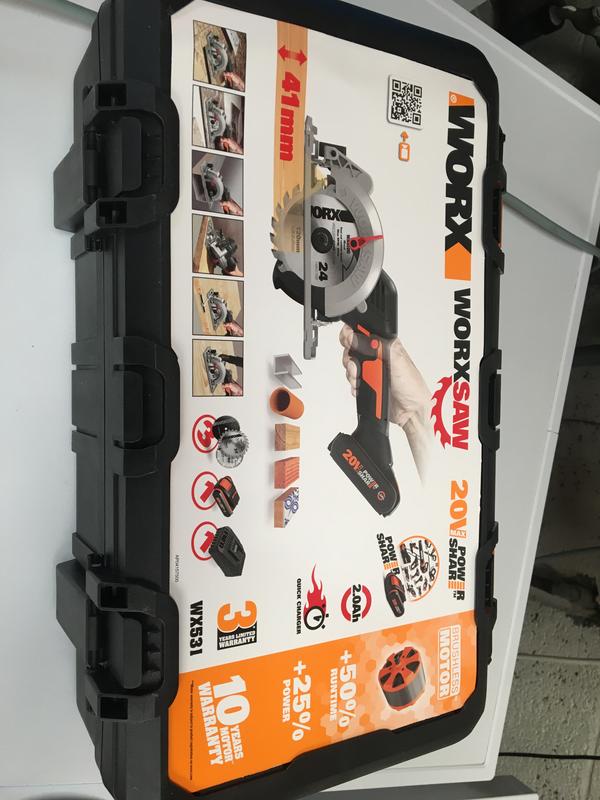 Worx wx523 18v discount 20v max worxsaw