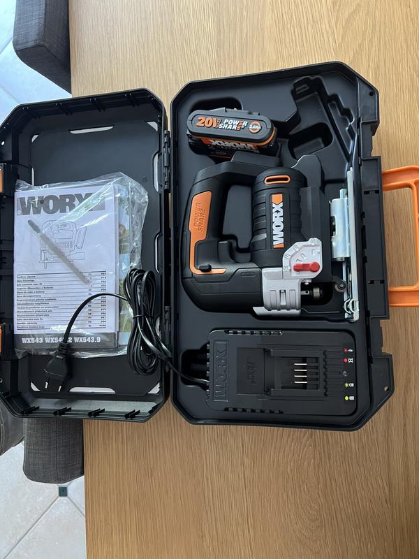 Akku Pendelhubstichs ge WORX 20V 80mm WX543.9 ohne Akku HORNBACH